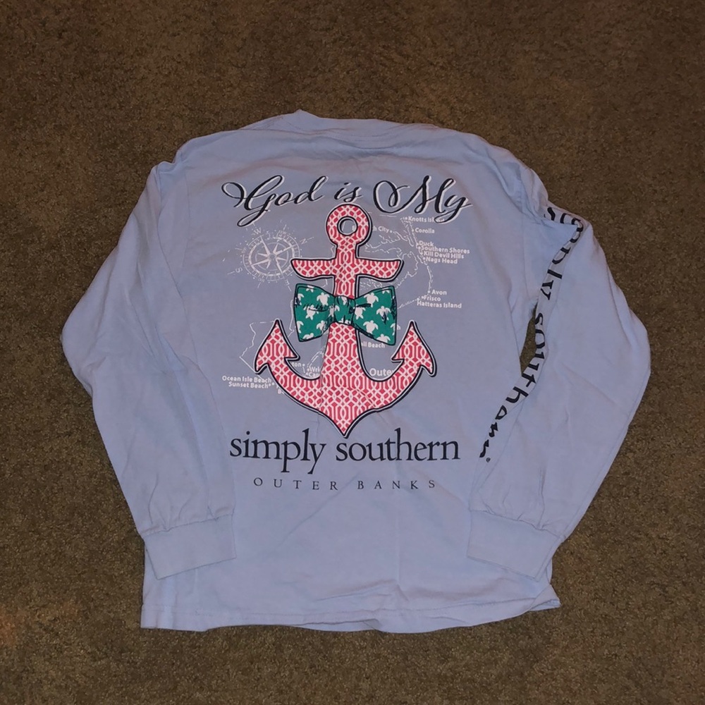 Outer Banks Simply Southern Long Sleeve Shirt